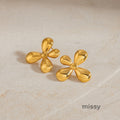 Saraya Geometric Petal Earrings [CCTH6R3R]