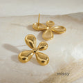 Saraya Geometric Petal Earrings [PWRFB2WG]