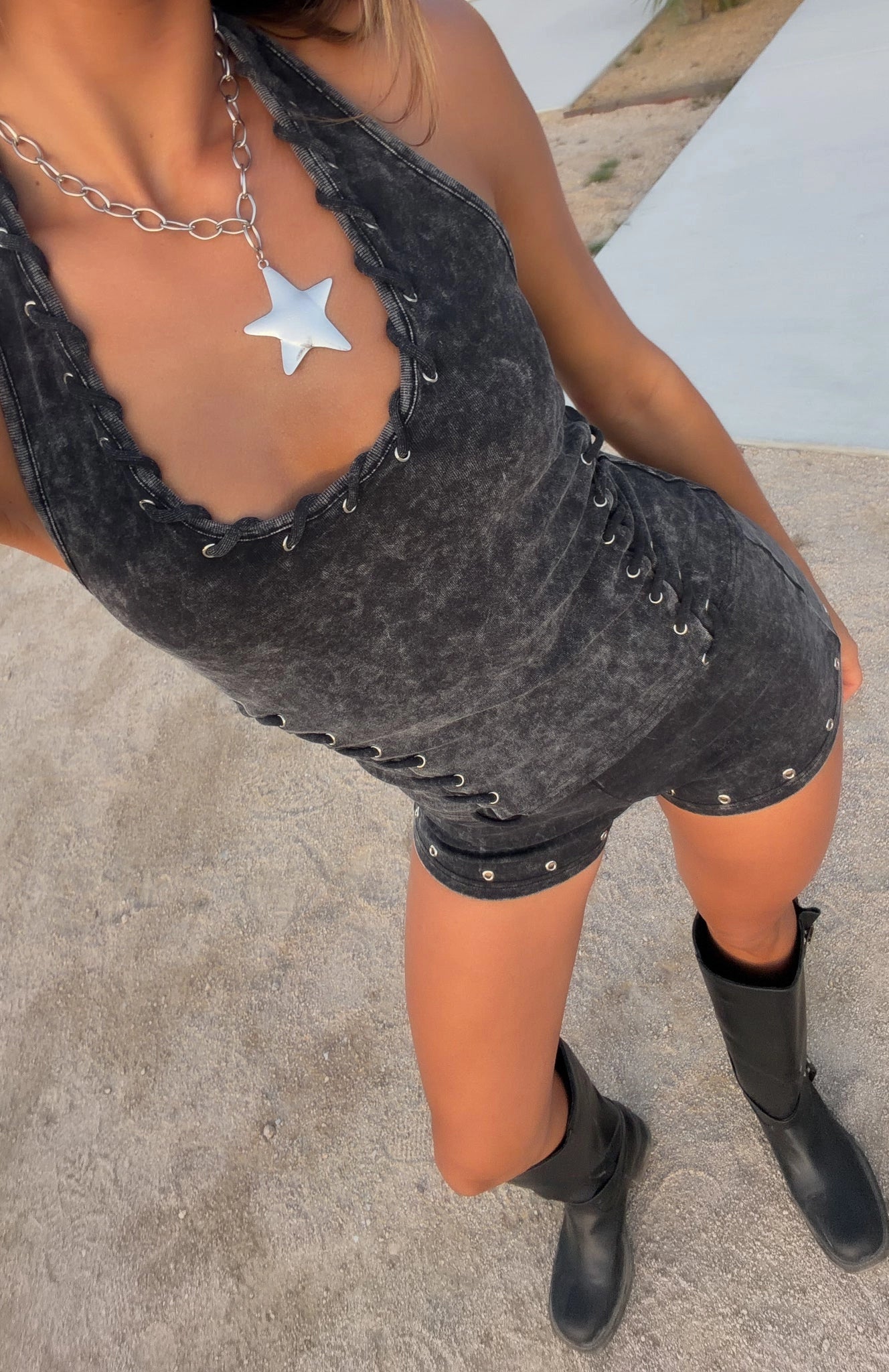 Missy Jewelry Saron Celestial Star Necklace