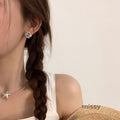 Savanah Starfish Pearl Drop Earrings [CARZZMMS]