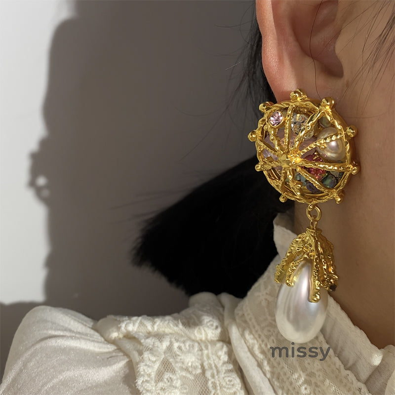 Sawyer Baroque Pearl Earrings [4DGLUKSG]