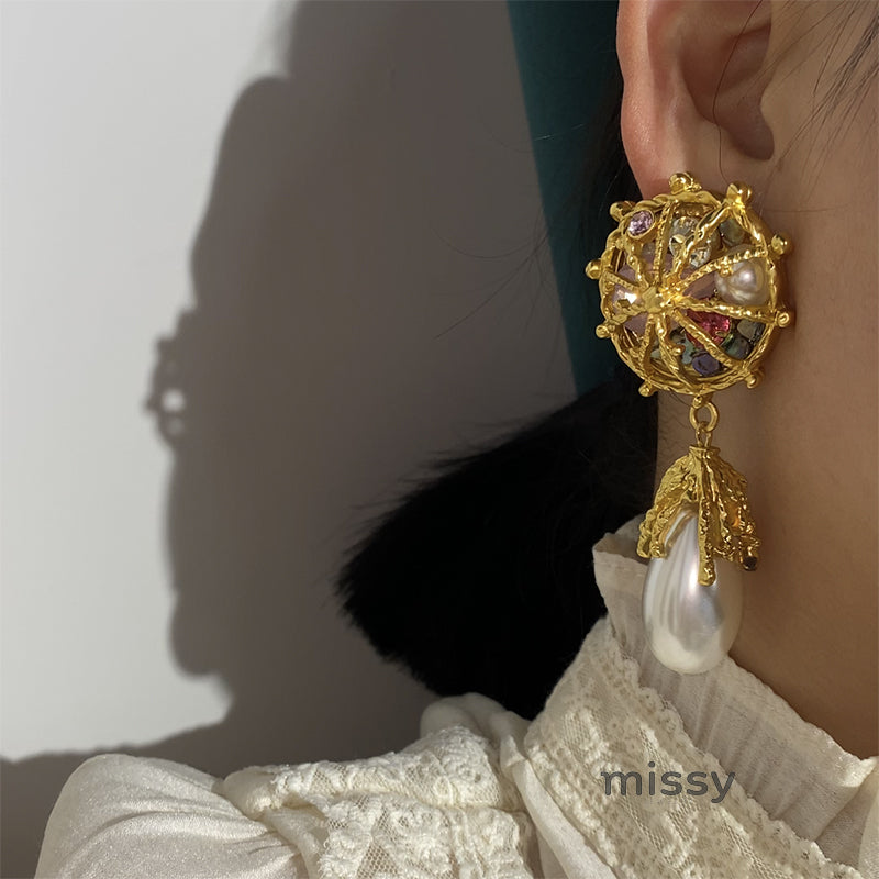 Sawyer Baroque Pearl Earrings [B6P7HXQT]