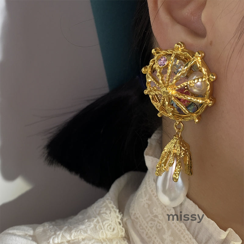 Sawyer Baroque Pearl Earrings [PYM2T4F4]