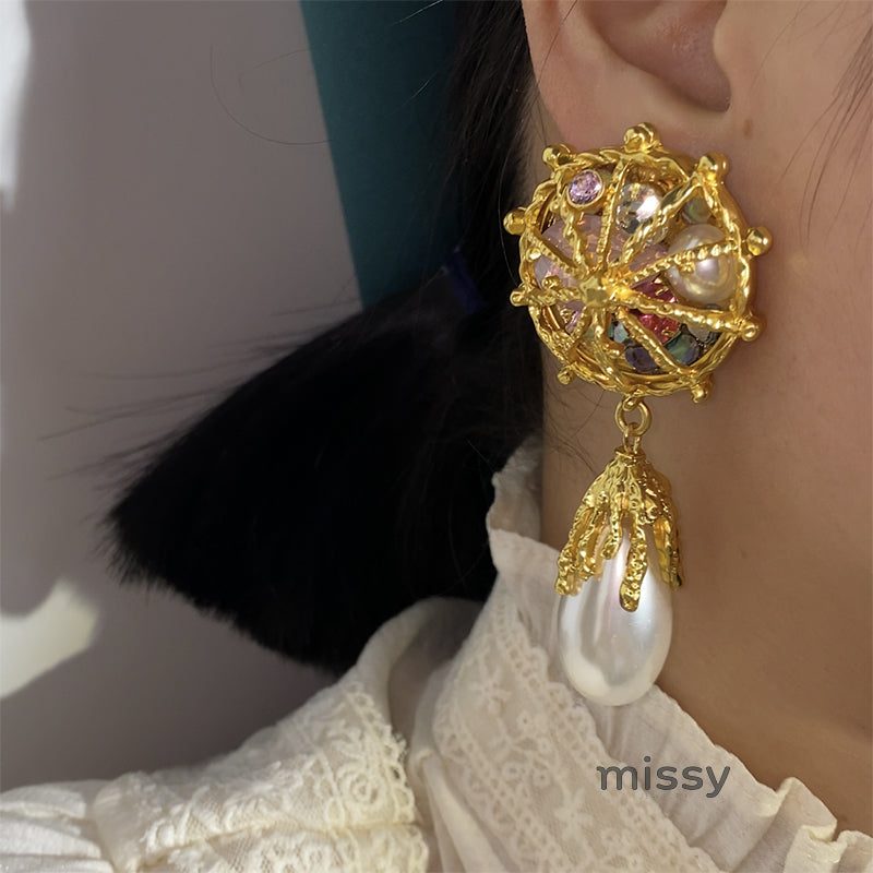 Sawyer Baroque Pearl Earrings [0HDDWH18]