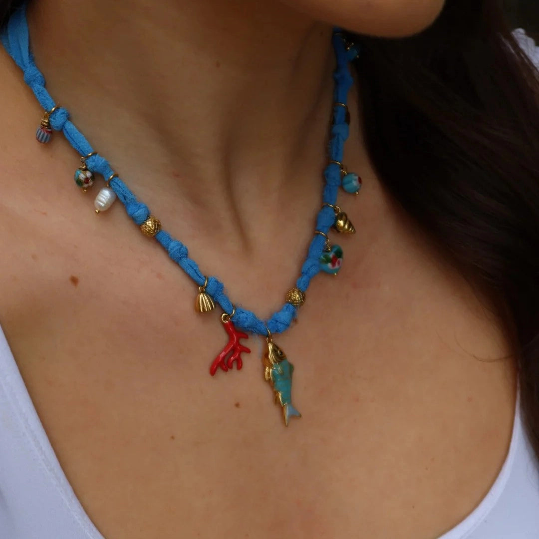 Seaside Charm Pendant Necklace [3OUXWUUX]