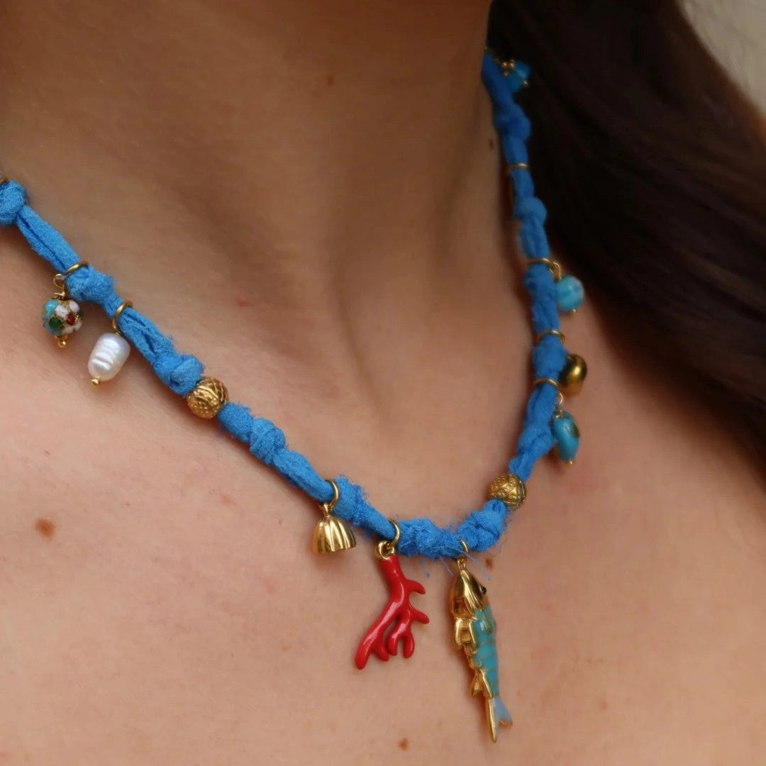 Seaside Charm Pendant Necklace [94M1VB1N]