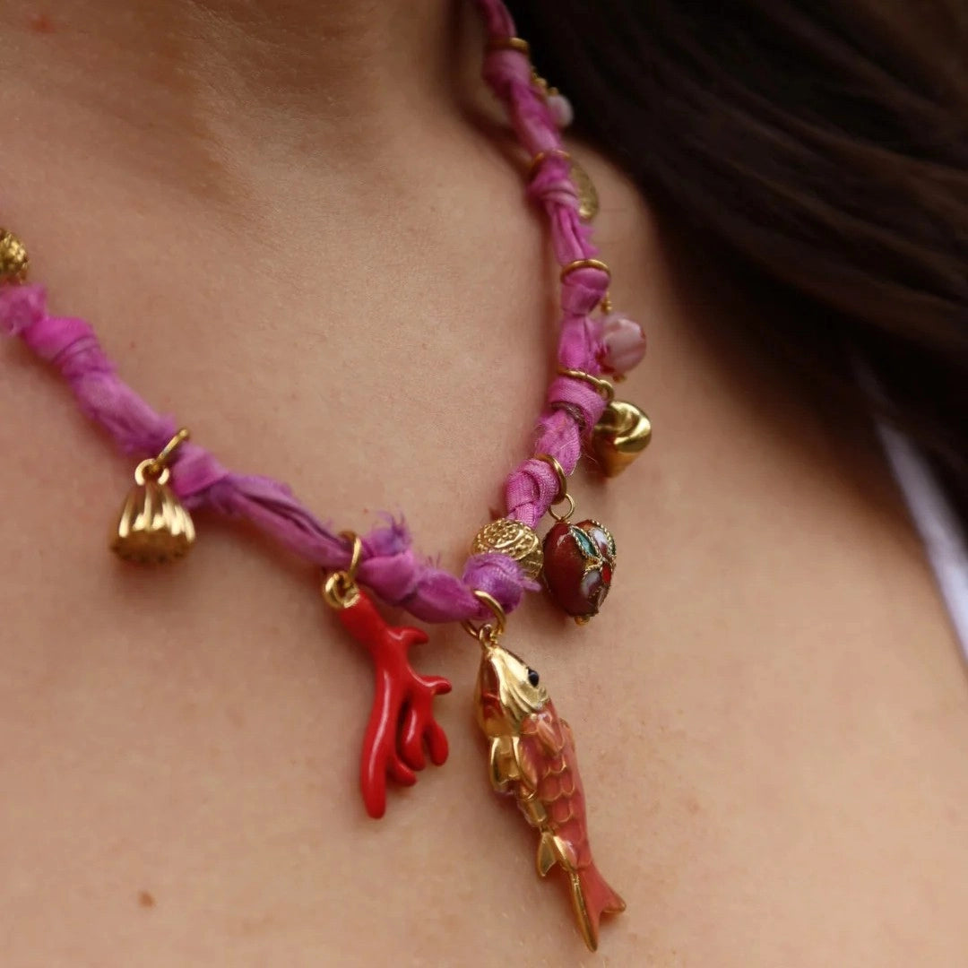 Seaside Charm Pendant Necklace [XIY620L7]