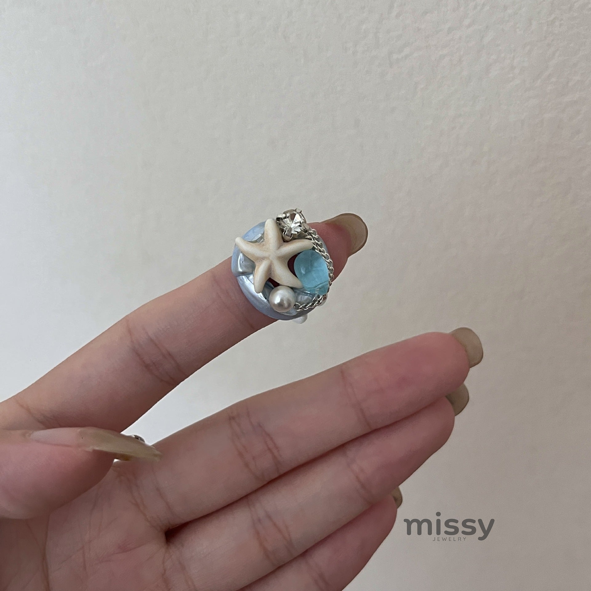Sedona Ocean Treasure Stacked Rings [XGBGBVCM]