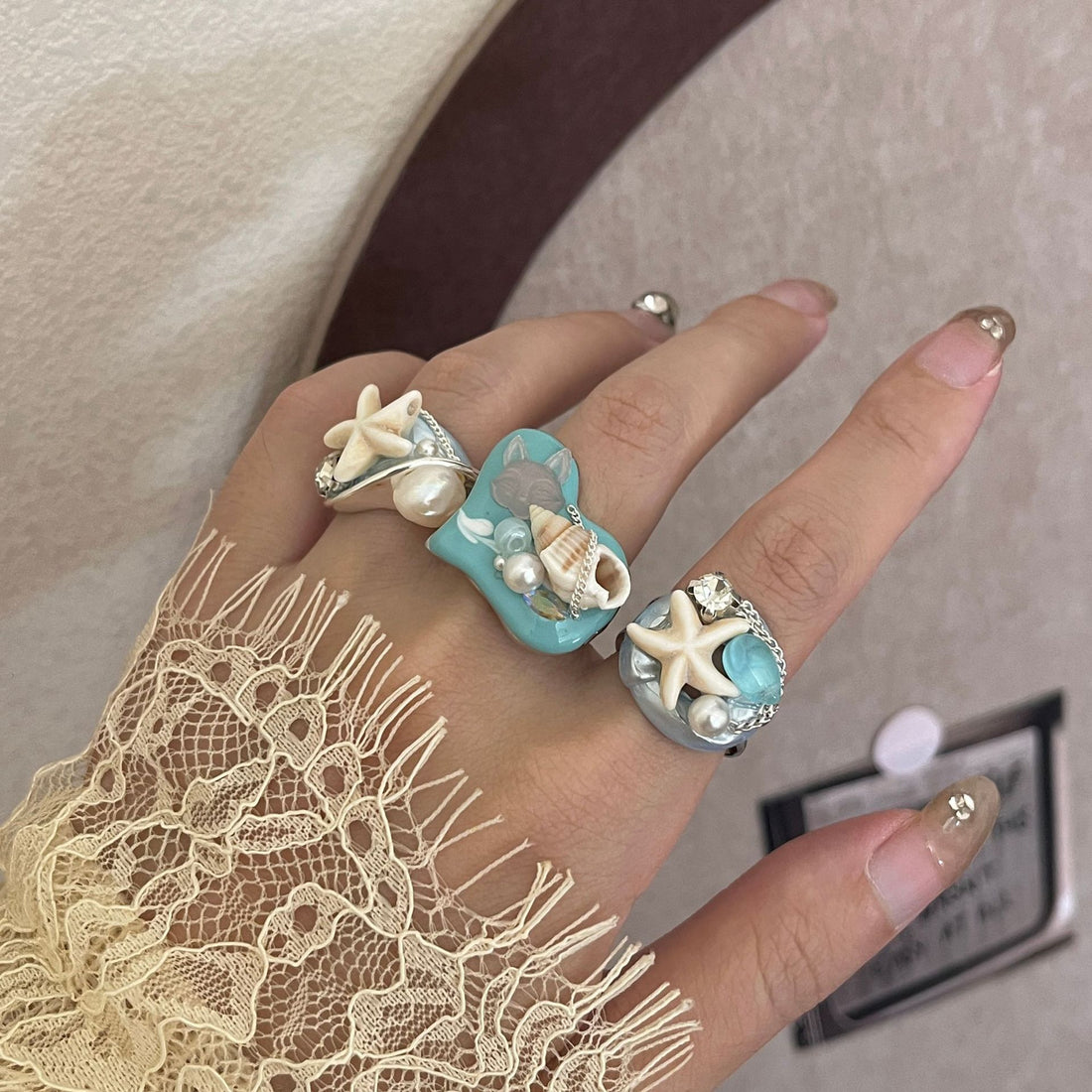 Sedona Ocean Treasure Stacked Rings [TDY8O78Y]