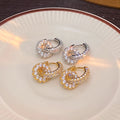 Selin Zircon Huggie Hoop Earrings [3NCTBBA2]