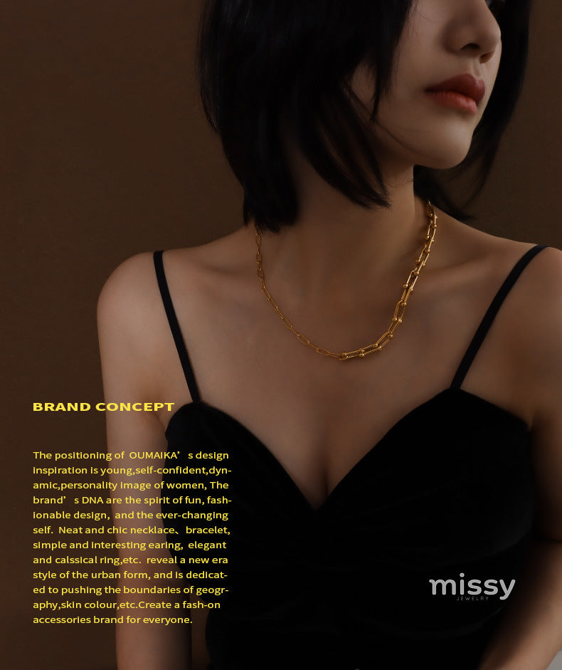 Serinity Brass Baroque Pearl Bracelet [OKCM7RU2]