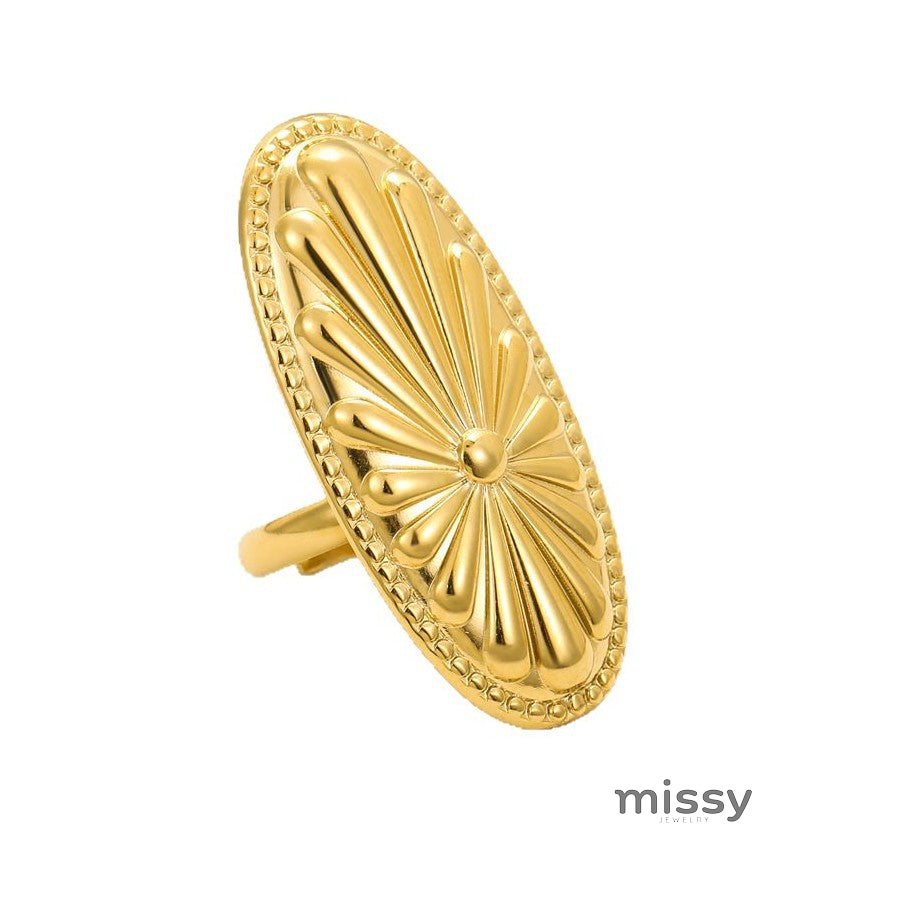 Shaniya 18K Gold Plated Hoop Earrings [Q2SECRD7]