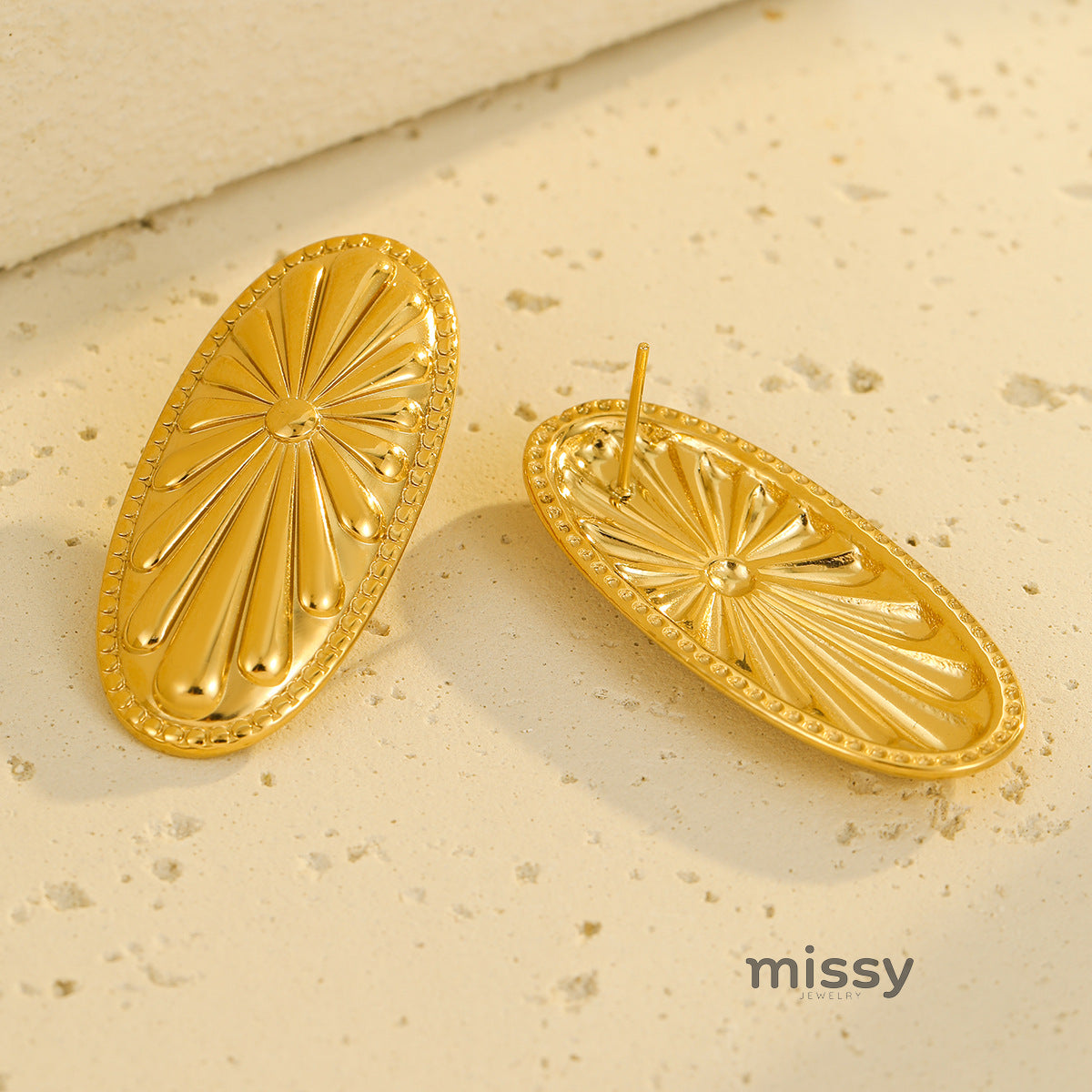 Shaniya 18K Gold Plated Hoop Earrings [I5M2GG22]