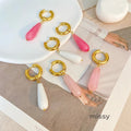 Shanvi Natural Stone Drop Earrings [OSA3MXT9]