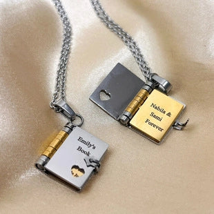 Shell Locket Pendant Necklace [9QQ6E5Z3]