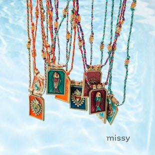 Siyona Cord Charm Necklace [CPY2CDQ7]