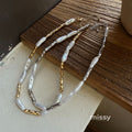 Siyona Sculptural Pearl Necklace [ZE3C352B]