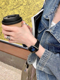 Slim Leather Apple Watch Band [NF5PJOSU]