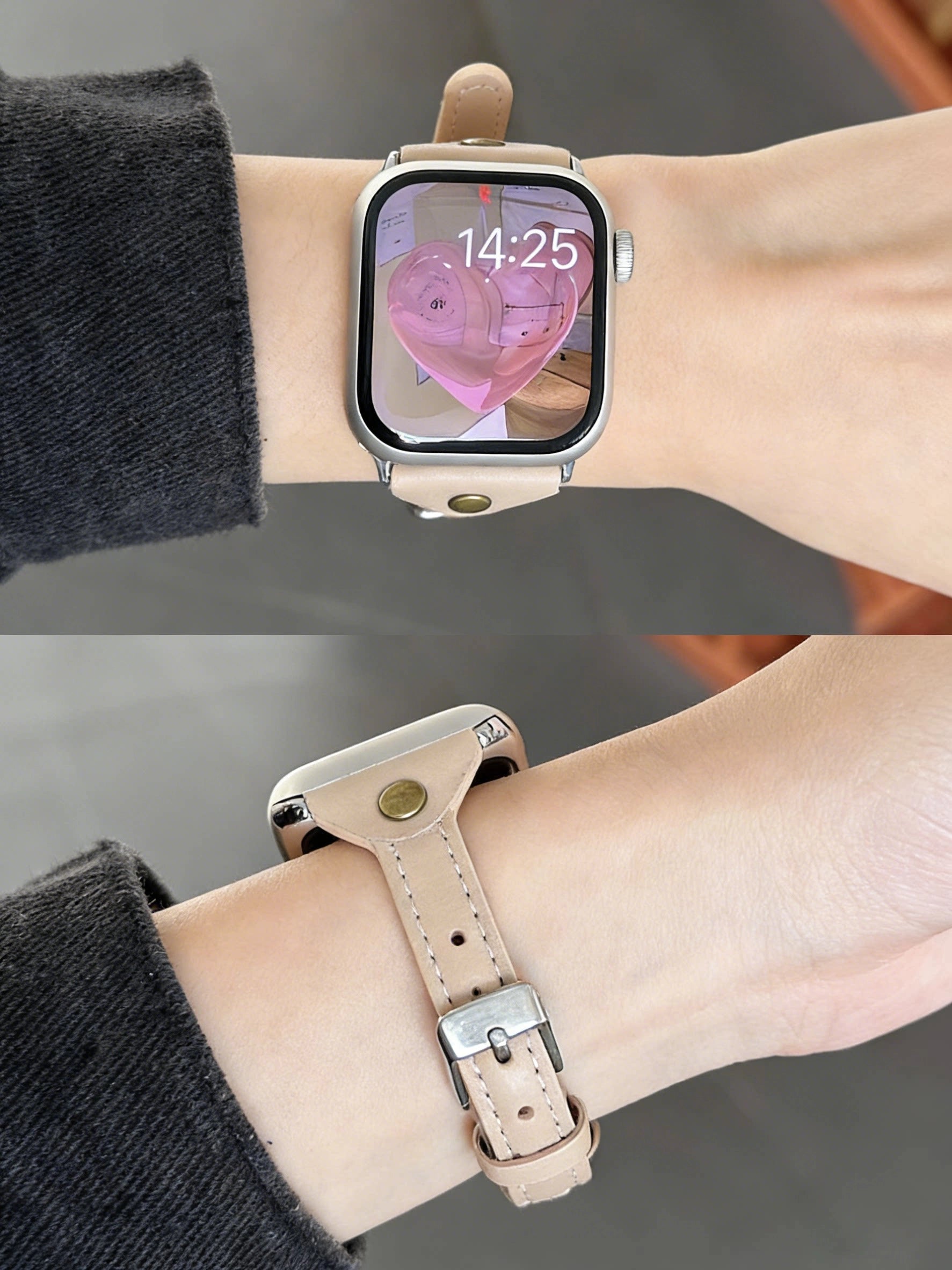 Slim Leather Apple Watch Band [W4P81EK9]