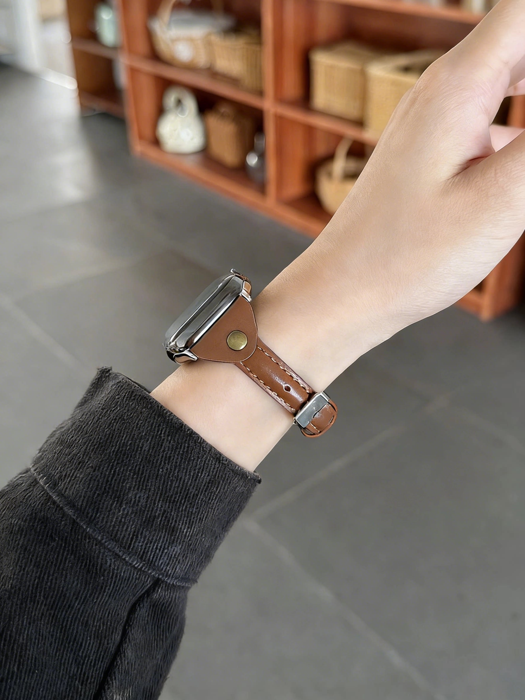 Slim Leather Apple Watch Band [QDTKG4FS]