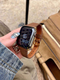 Slim Leather Apple Watch Band [QDY7TY6U]