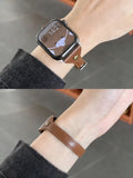 Slim Leather Apple Watch Band [OYQDWIVA]