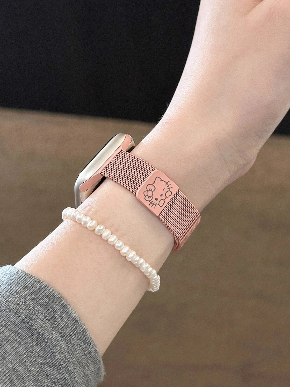 Slim Metal Magnetic Watch Strap [L4D6ZG98]