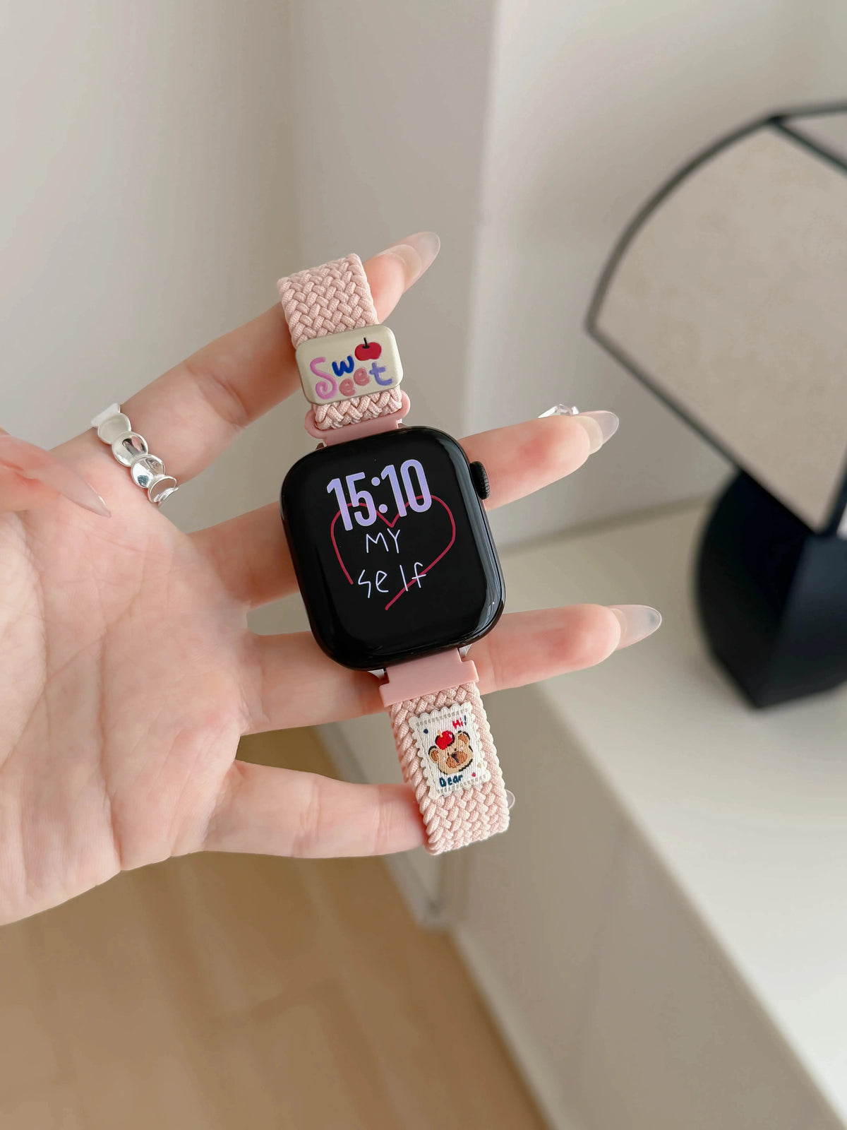 Slim Woven Apple Watch Strap [ZF8O1GM3]