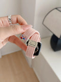 Slim Woven Apple Watch Strap [3P5ME7BI]
