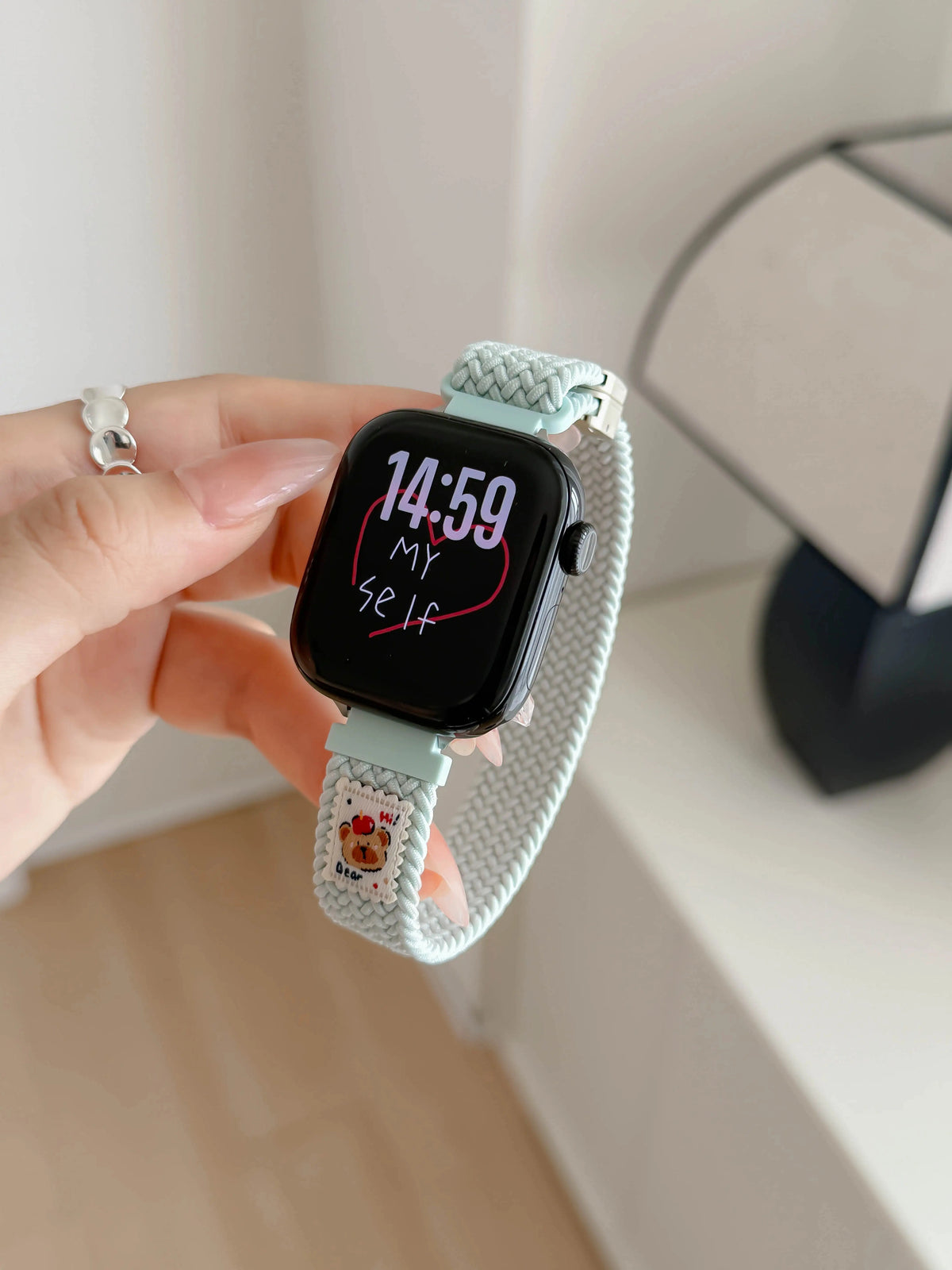 Slim Woven Apple Watch Strap [X9WD5HYK]
