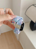 Slim Woven Apple Watch Strap [670B4XIQ]