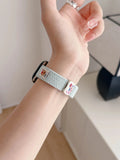Slim Woven Apple Watch Strap [GEEIUEBH]