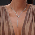 Snake Bone Chain Necklace [F5JRRI9Z]