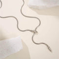 Snake Bone Chain Necklace [SDY52V3K]