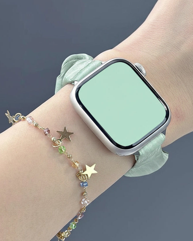 Soft Scrunchie Apple Watch Band [LE1LDR9O]