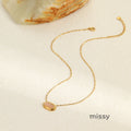 Solei Geometric Stone Necklace [2UQTTQSZ]