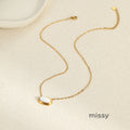 Solei Geometric Stone Necklace [GYIVWWKA]