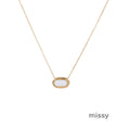 Solei Geometric Stone Necklace [N2WTUE24]