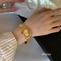 Sommer Retro Oval Bracelet Watch [S670LVOD]