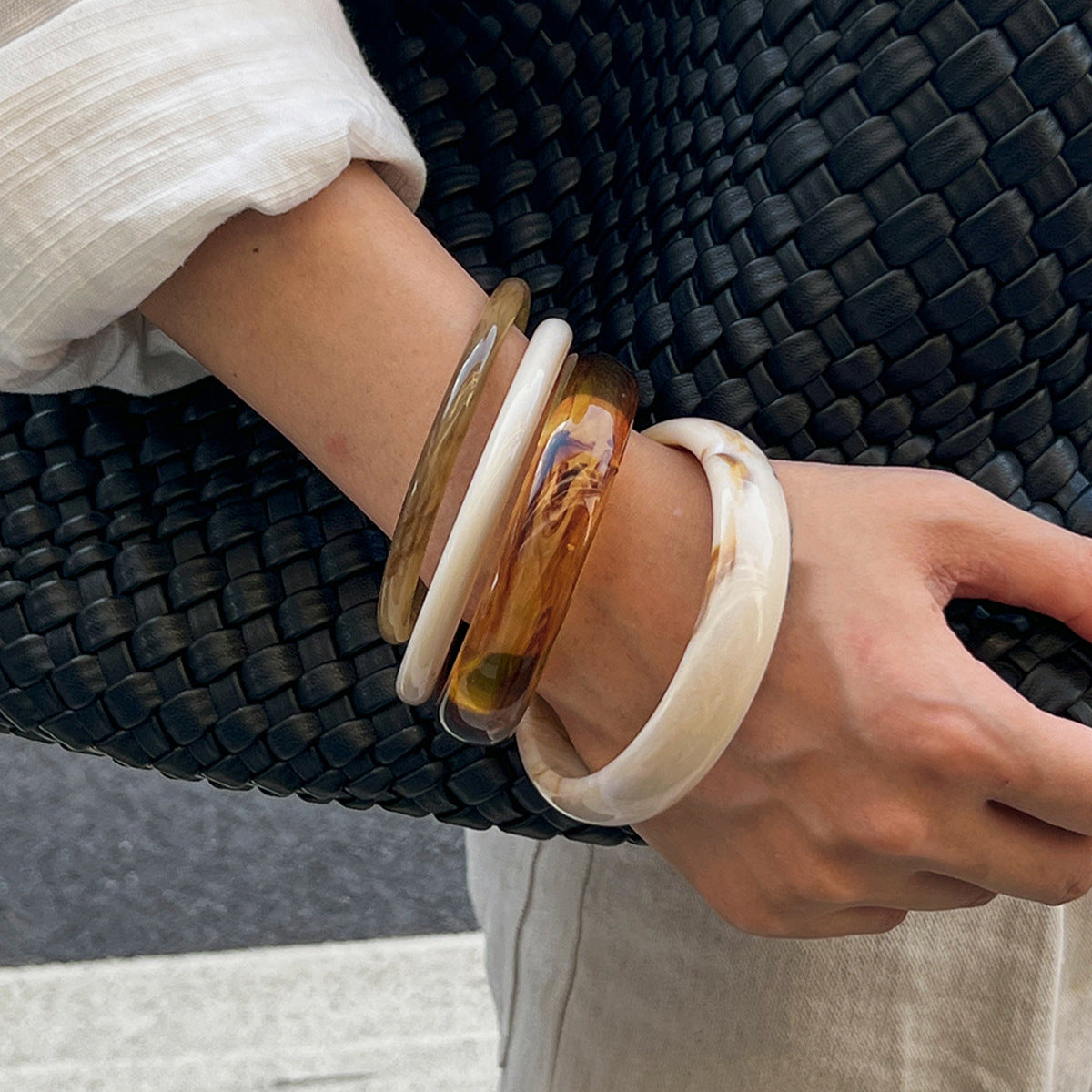 Sonny Swirl Resin Bangle [0VQF7HK7]