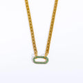 Sparkling Geometric Choker Necklace [K2KYP0HF]