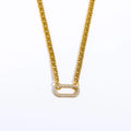 Sparkling Geometric Choker Necklace [50ASZUB7]