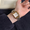 Square Case Minimalist Wrist Watch [0CN76B74]