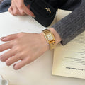 Square Dial Bracelet Watch [DWSHUA6N]