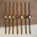 Square Dial Chain Bracelet Watch [17JWAXC1]