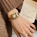 Square Dial Chain Bracelet Watch [7FK28KRO]