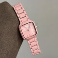 Square Dial Minimalist Watch [DKHUB7HK]