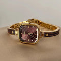 Square Half-Bangle Chain Watch [IXVRXHV9]