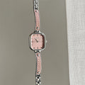 Square Half-Bangle Chain Watch [LYBIAN4I]