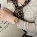 Square Leopard Print Watch [IDZUWONL]
